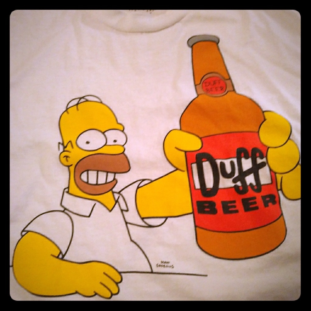 Homer Simpson t shirt, size xl, near mint